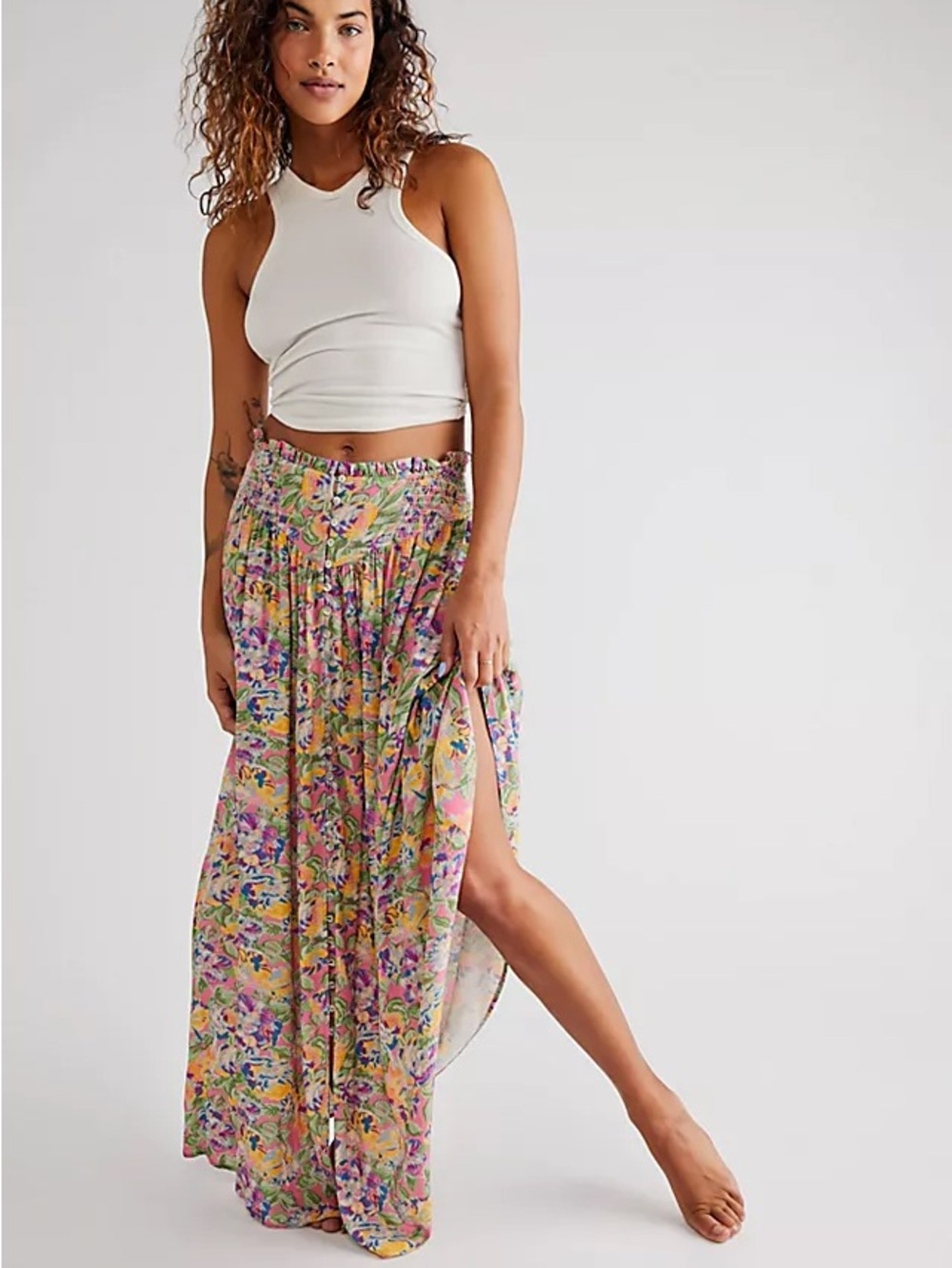 Spell Dolly High Waisted Maxi Skirt